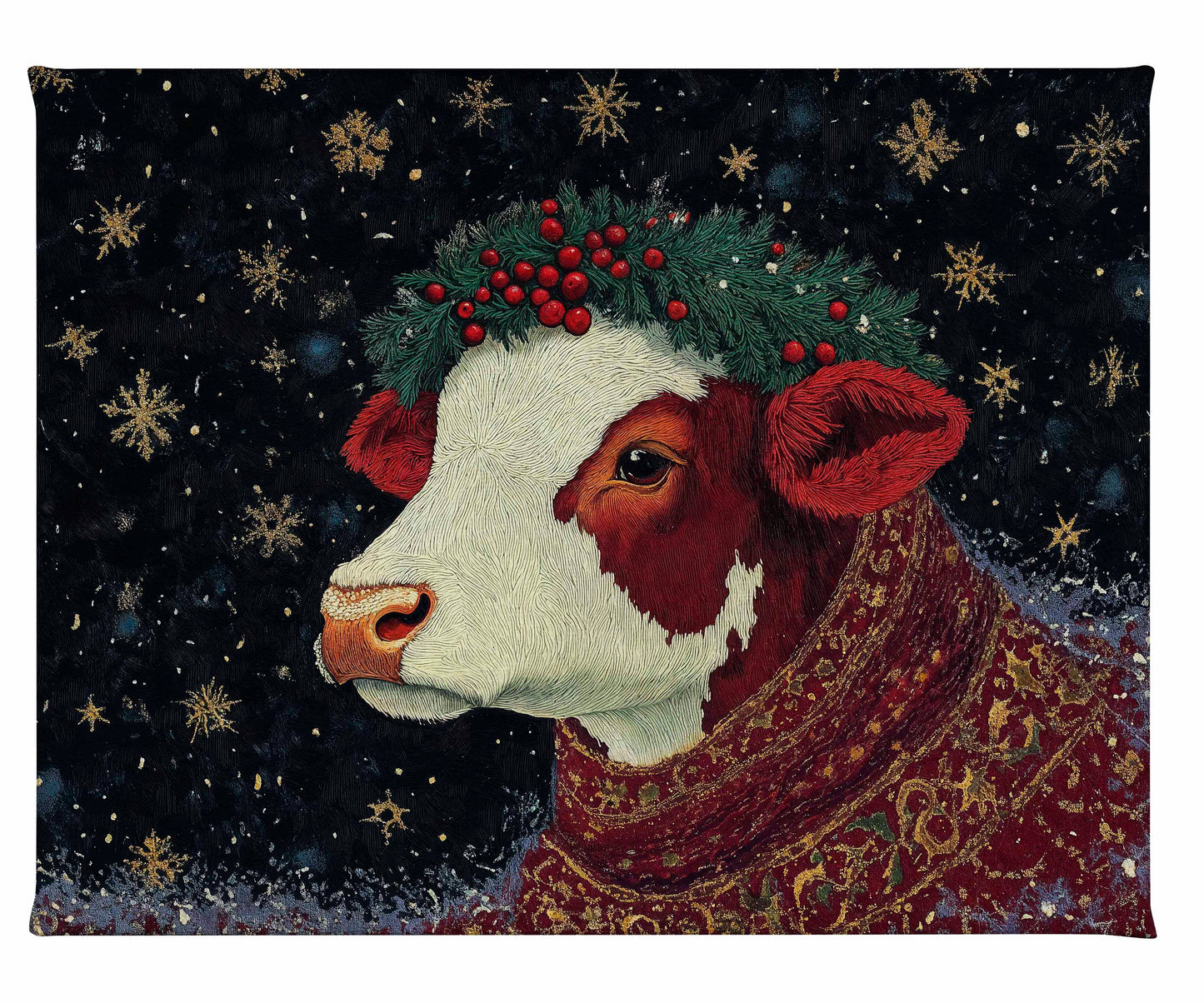 Cowbell Carol - Gallery Wrapped Canvas