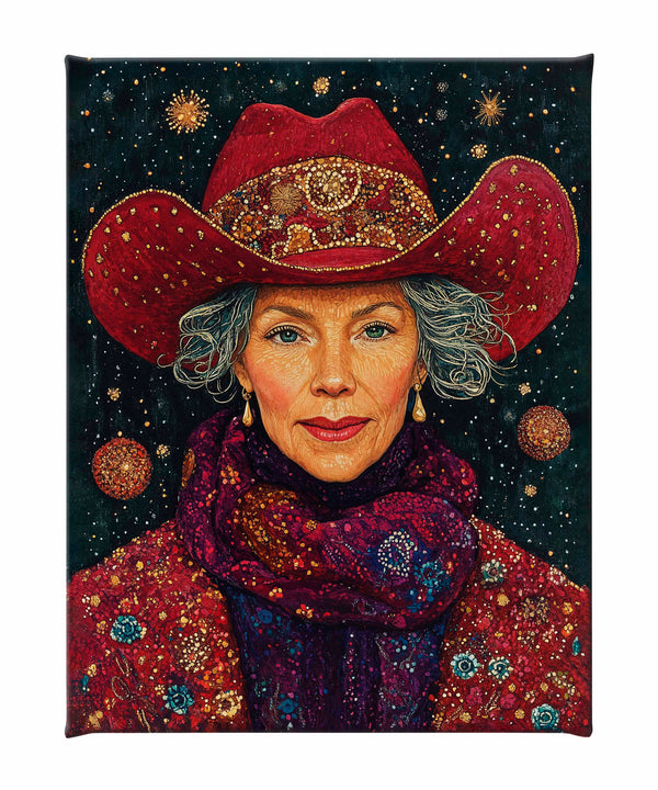 Portrait of Mrs. Claus - Gallery Wrapped Canvas