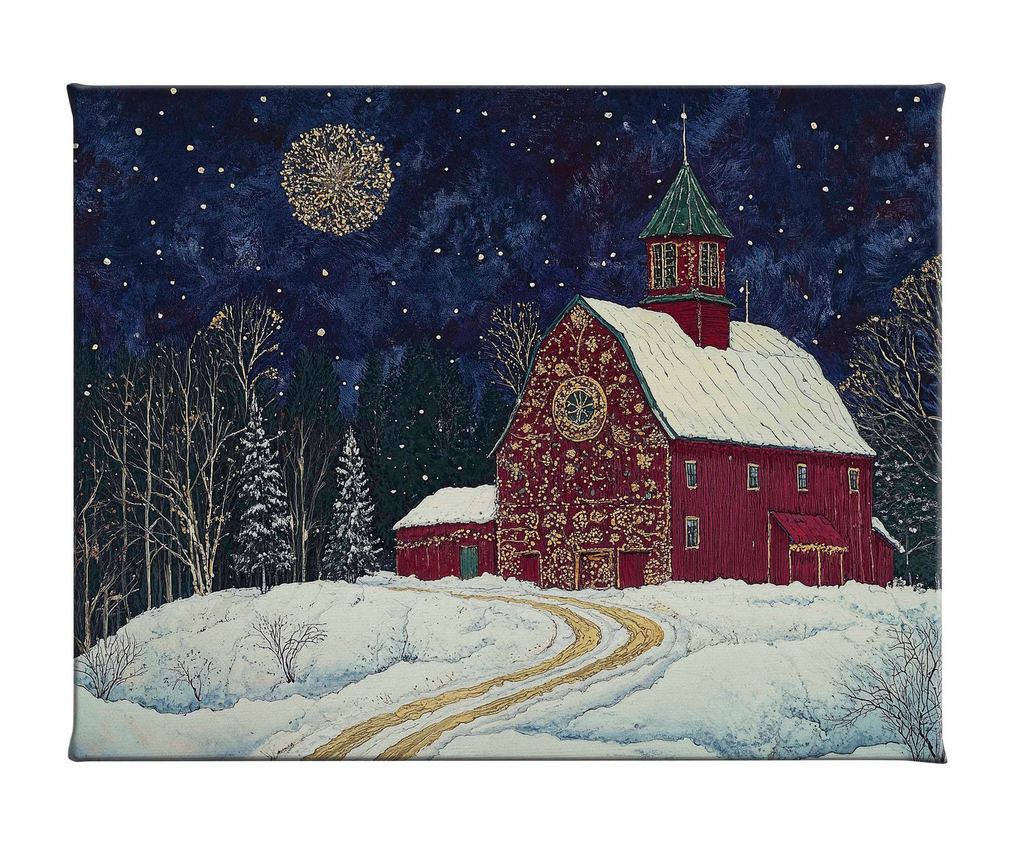 Christmas on the Homestead - Gallery Wrapped Canvas