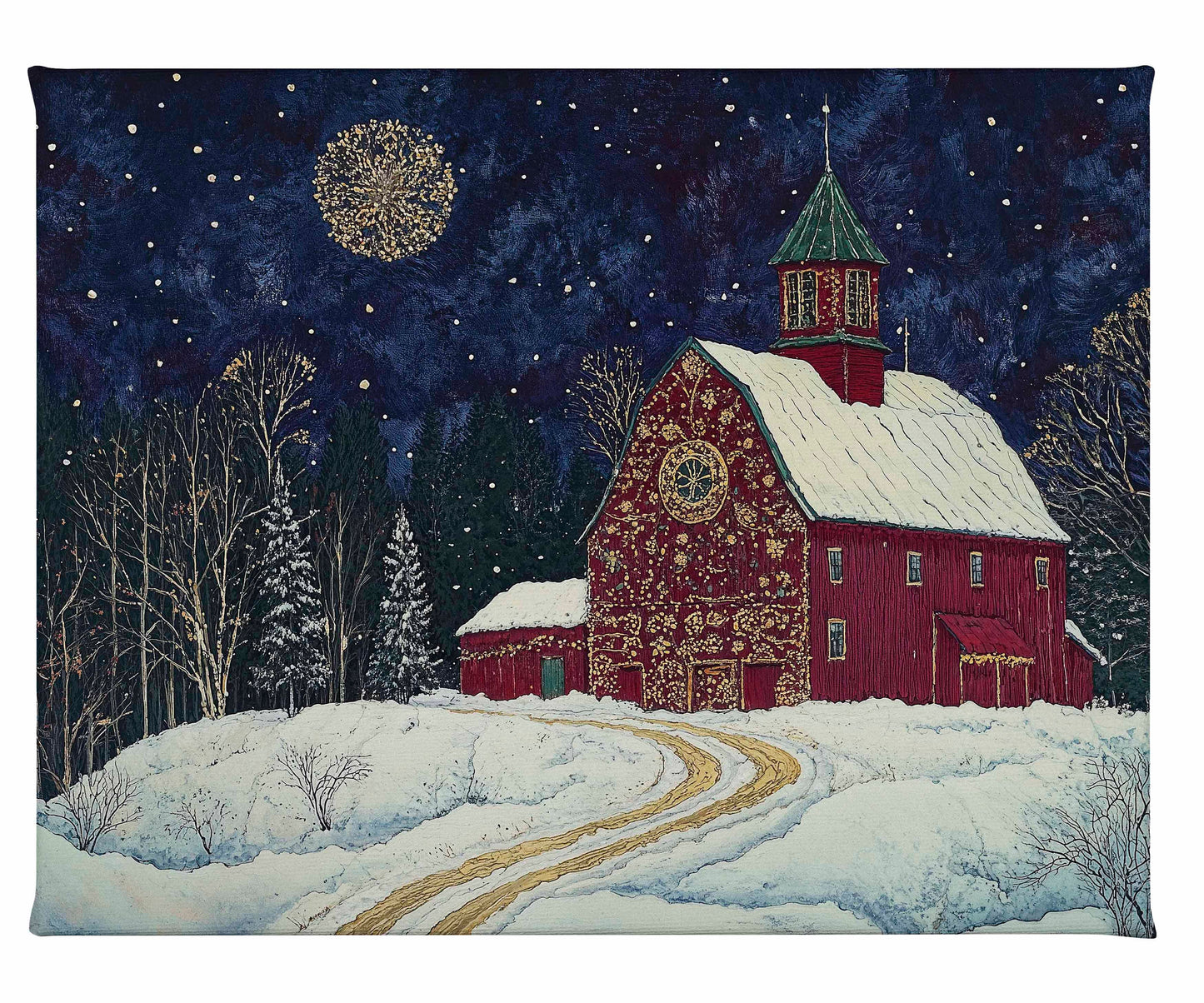 Christmas on the Homestead - Gallery Wrapped Canvas