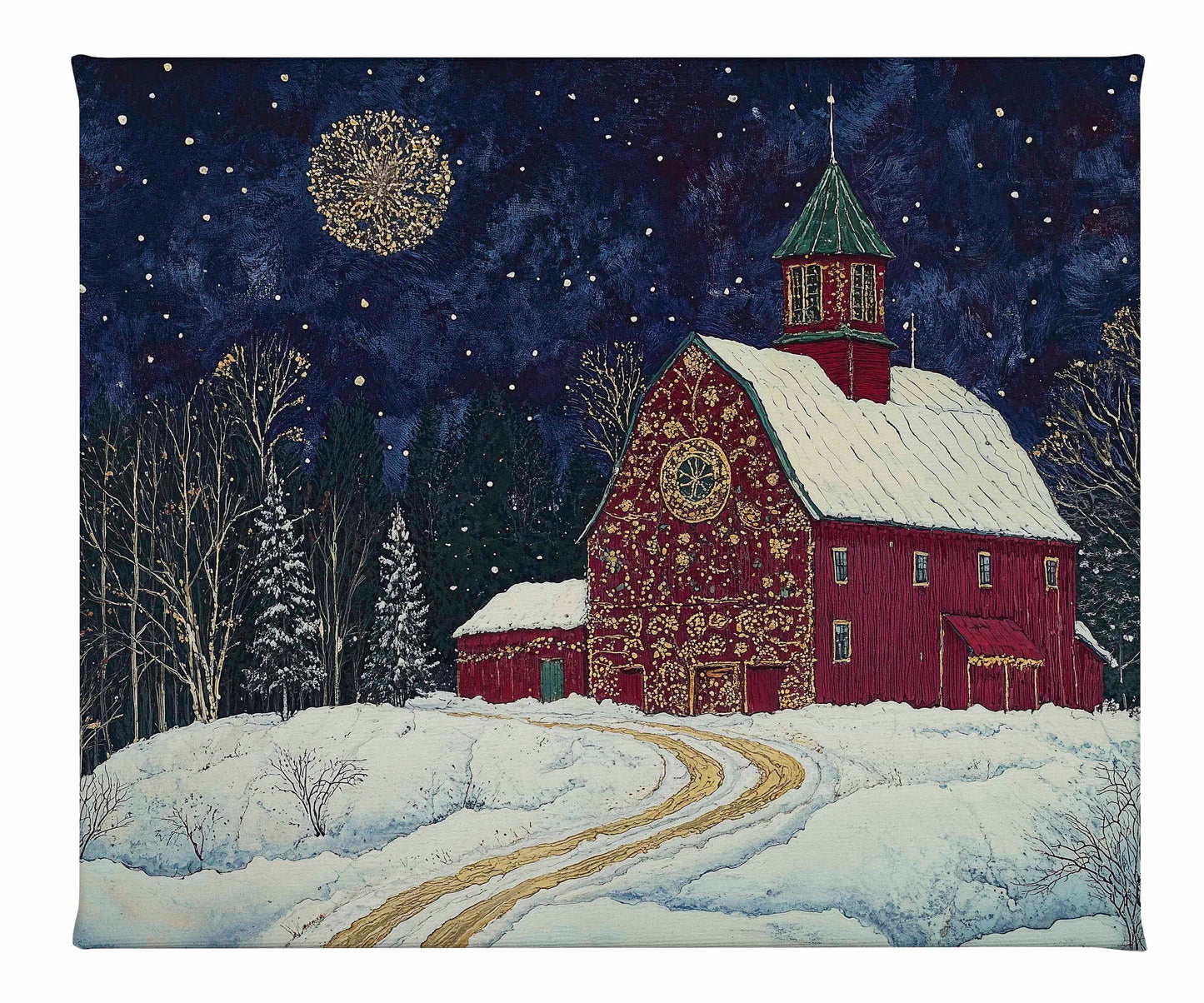 Christmas on the Homestead - Gallery Wrapped Canvas