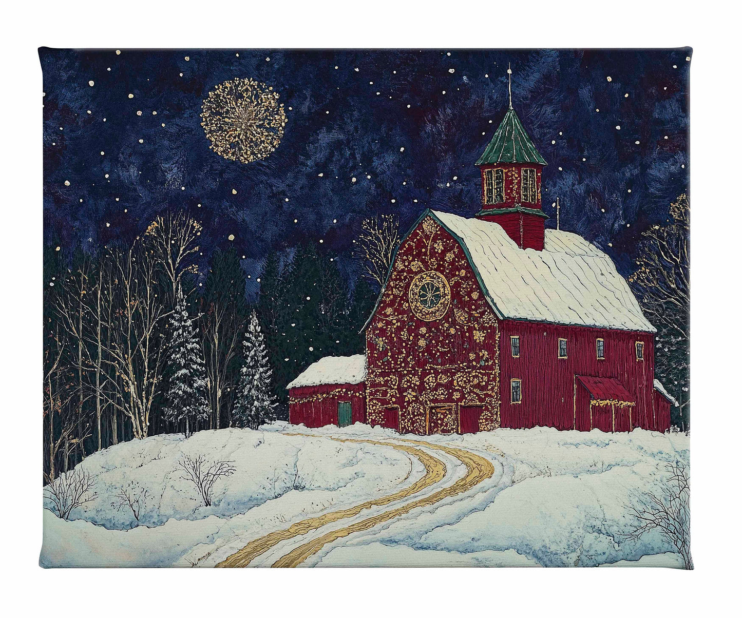 Christmas on the Homestead - Gallery Wrapped Canvas