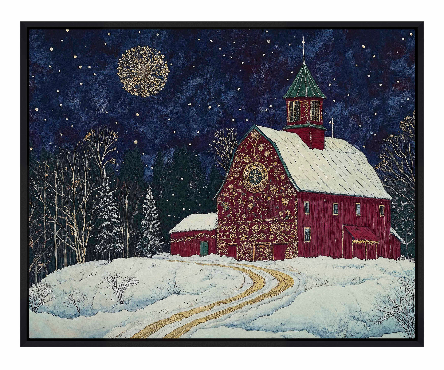 Christmas on the Homestead - Gallery Wrapped Canvas