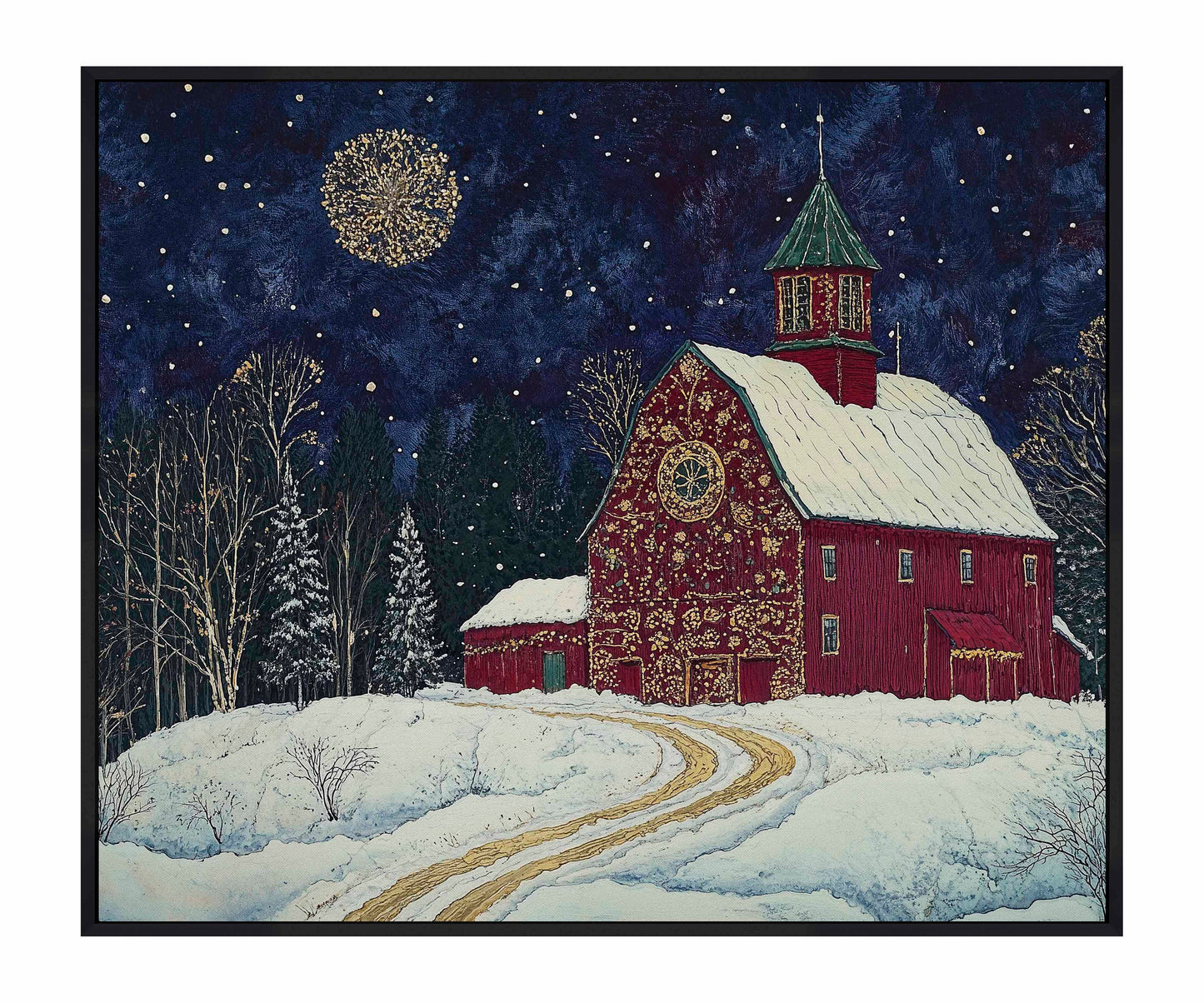Christmas on the Homestead - Gallery Wrapped Canvas