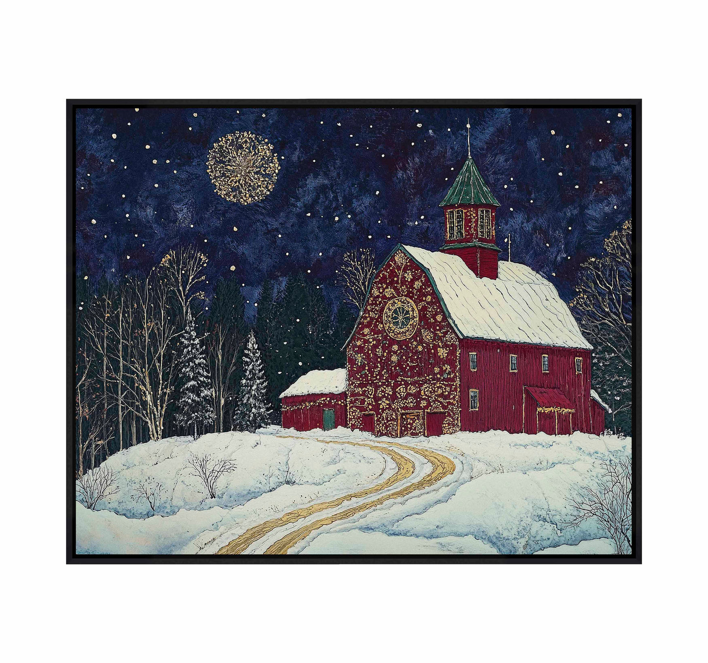 Christmas on the Homestead - Gallery Wrapped Canvas