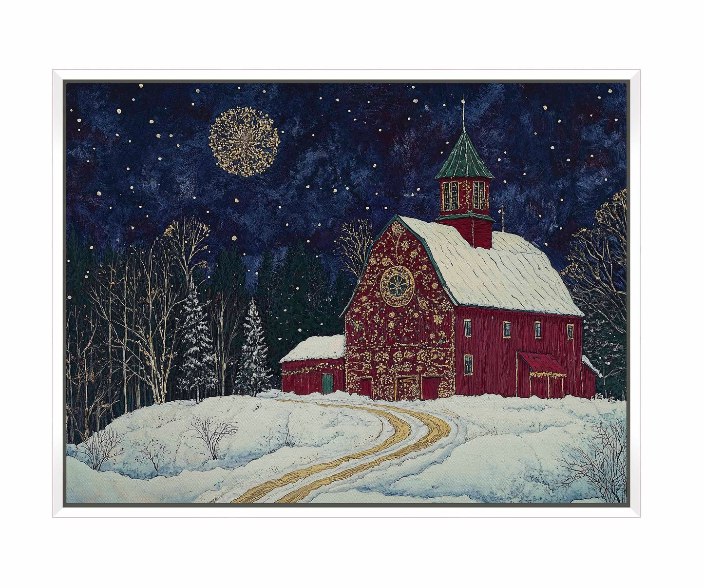 Christmas on the Homestead - Gallery Wrapped Canvas