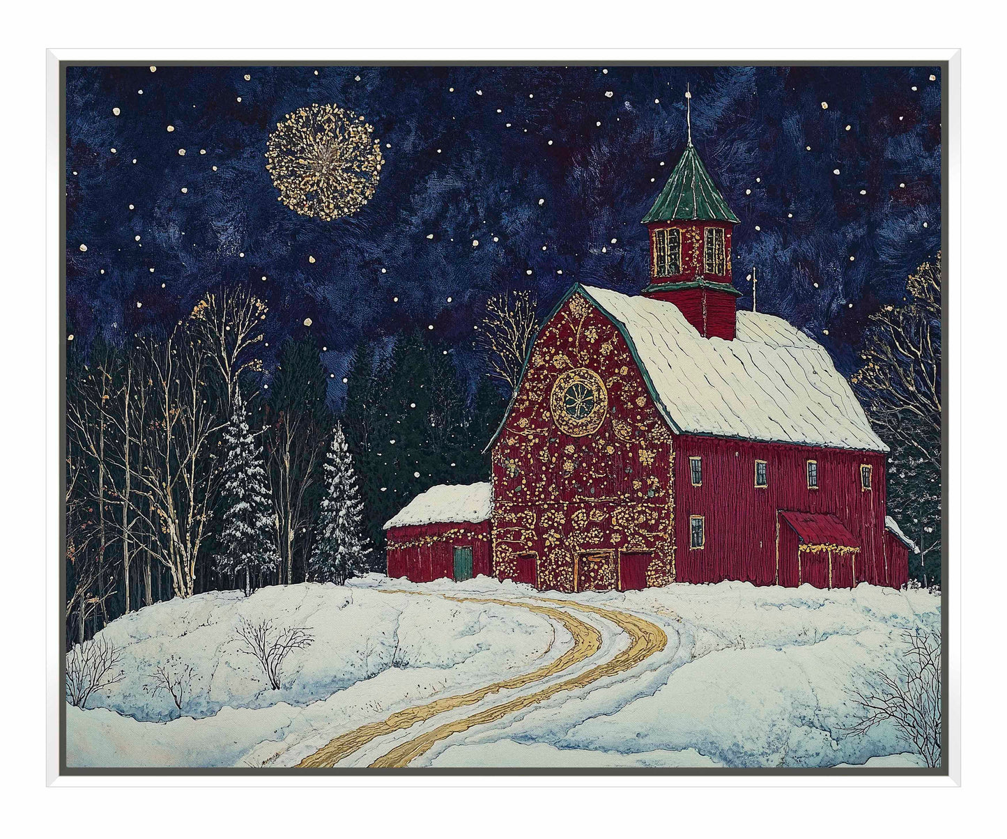 Christmas on the Homestead - Gallery Wrapped Canvas