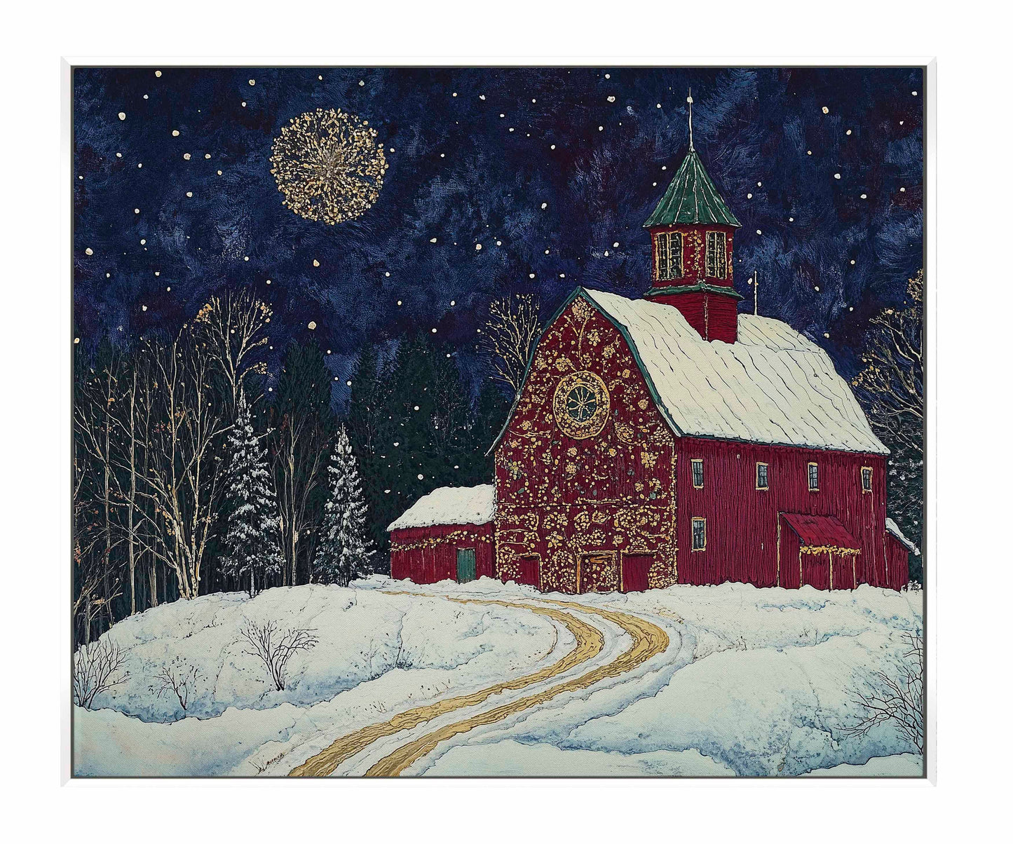 Christmas on the Homestead - Gallery Wrapped Canvas