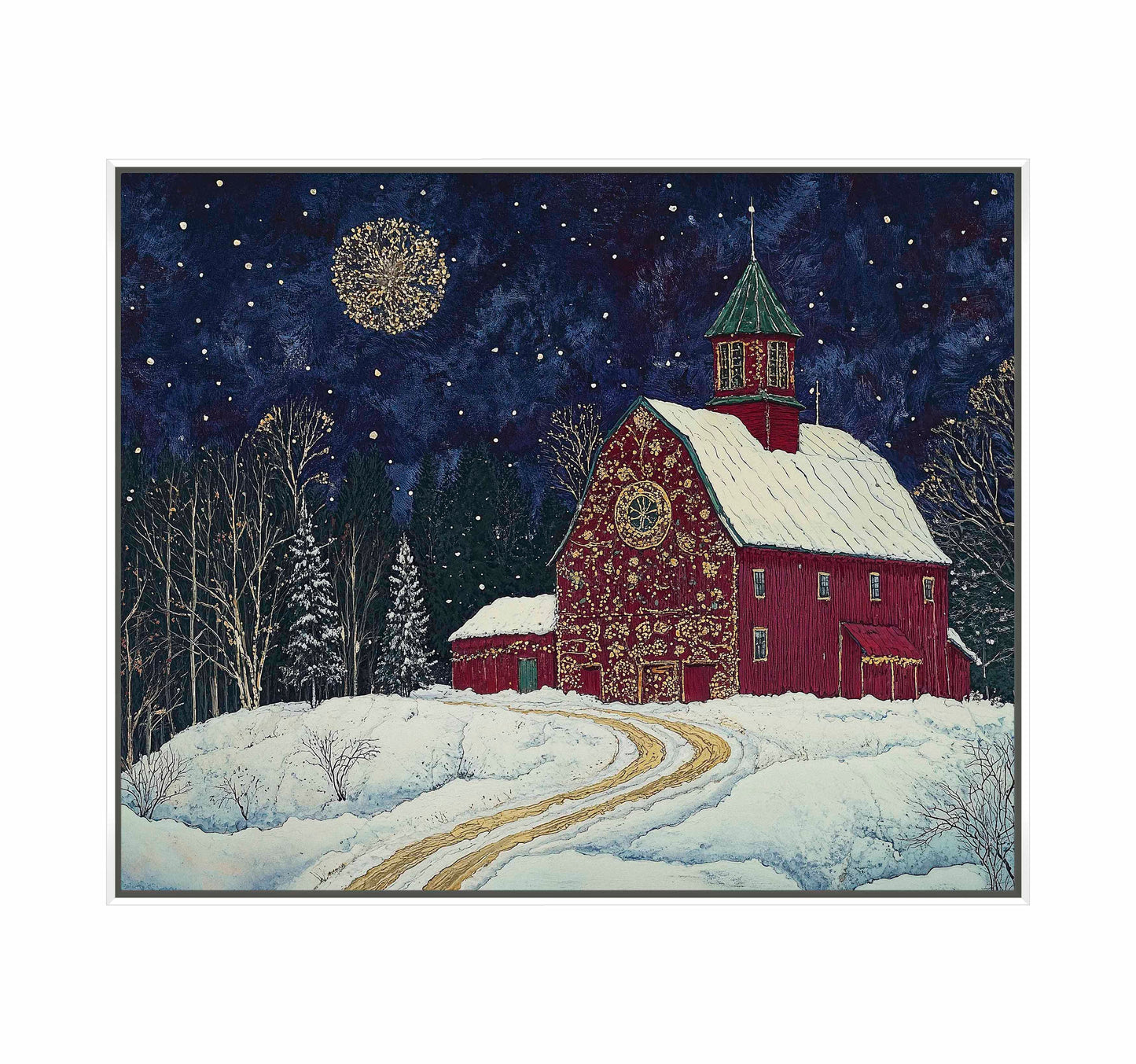 Christmas on the Homestead - Gallery Wrapped Canvas