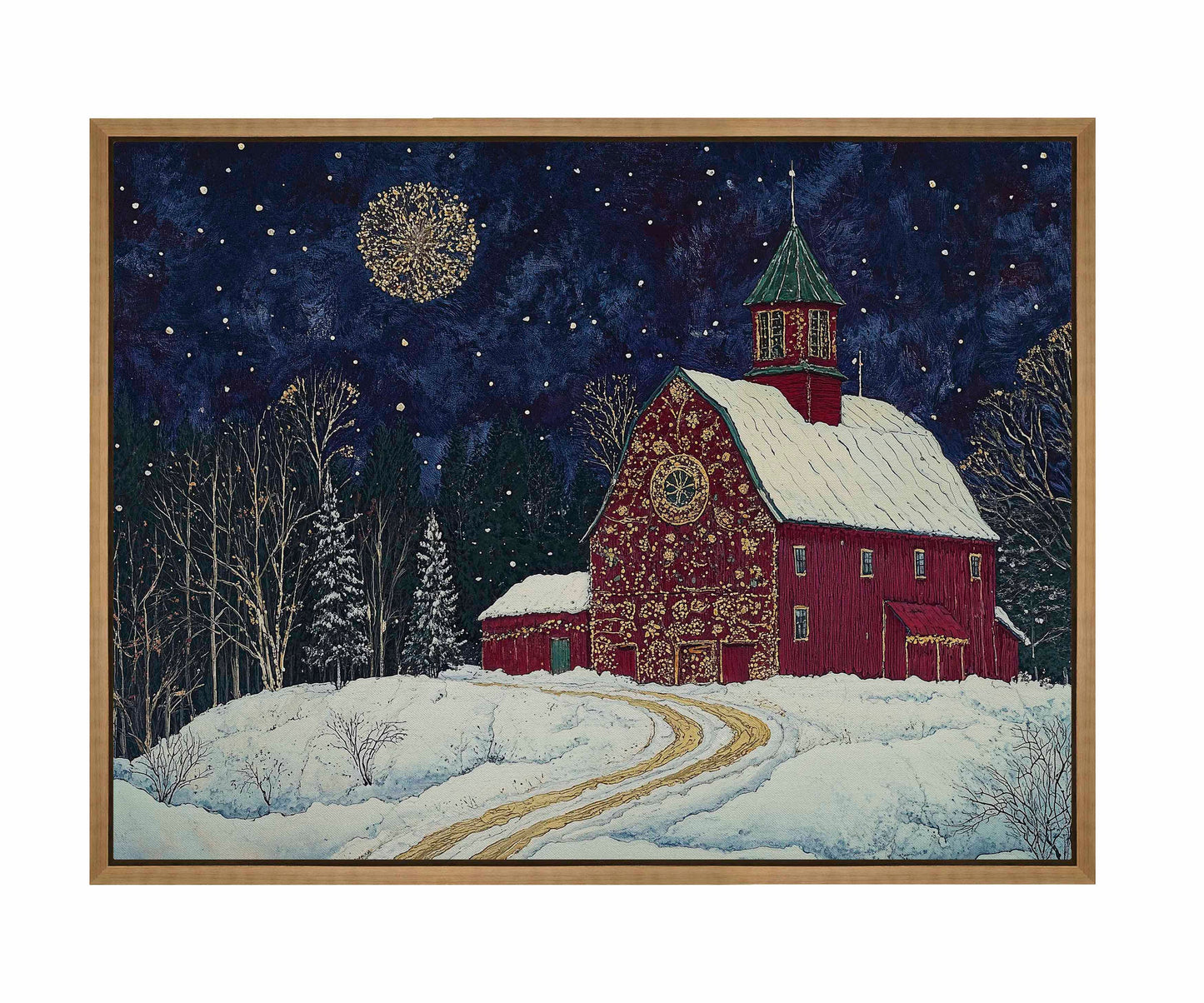 Christmas on the Homestead - Gallery Wrapped Canvas