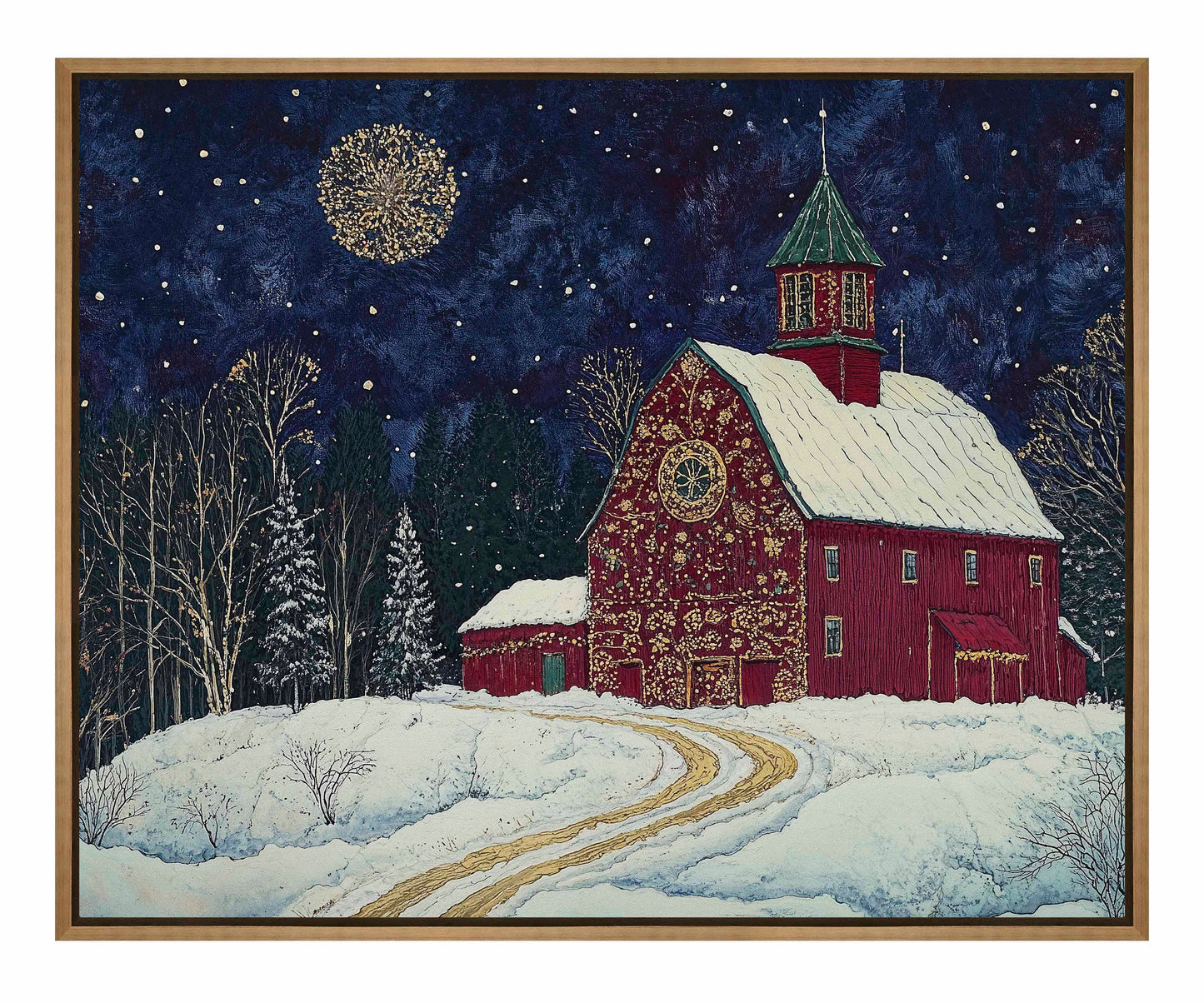 Christmas on the Homestead - Gallery Wrapped Canvas