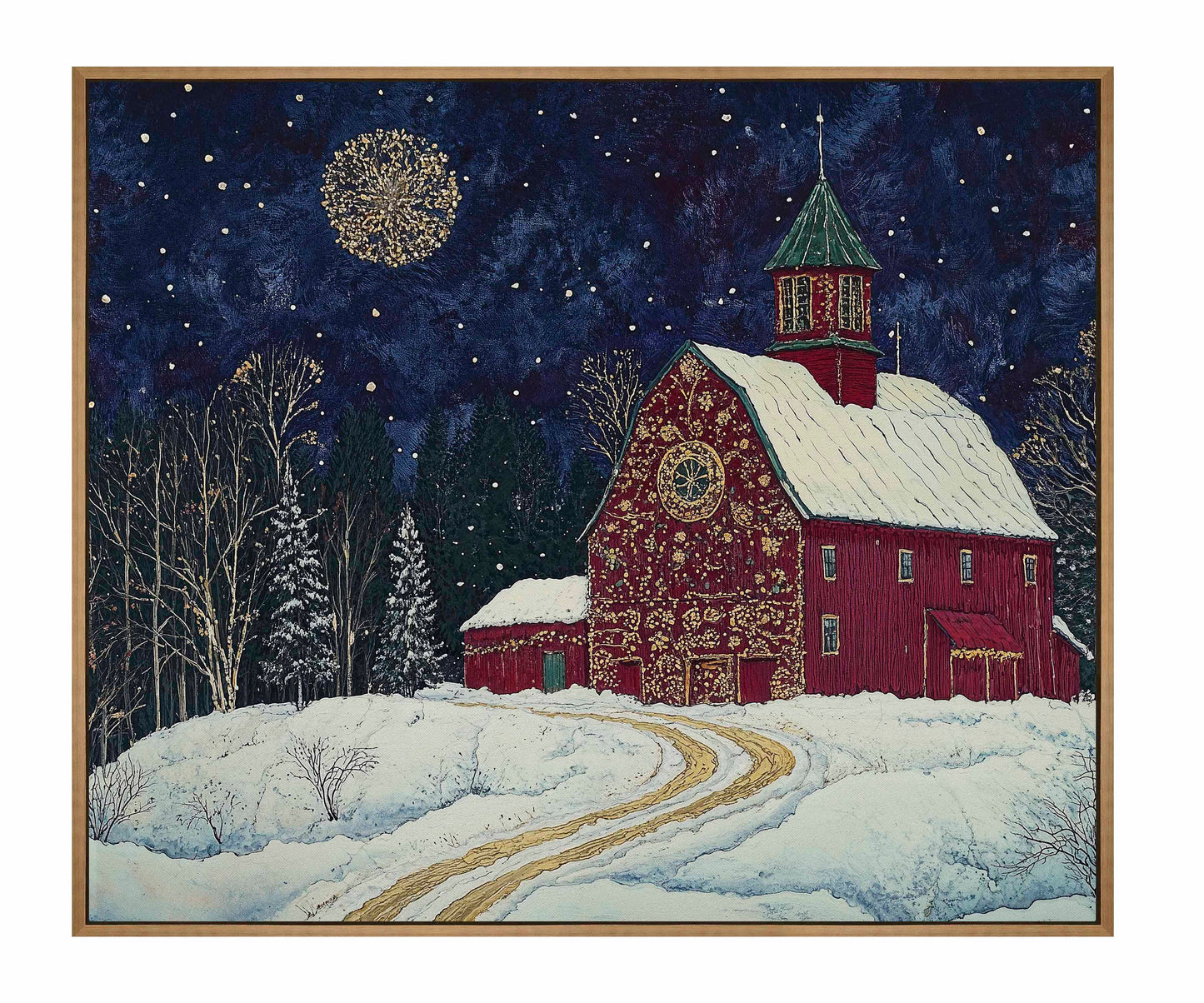 Christmas on the Homestead - Gallery Wrapped Canvas
