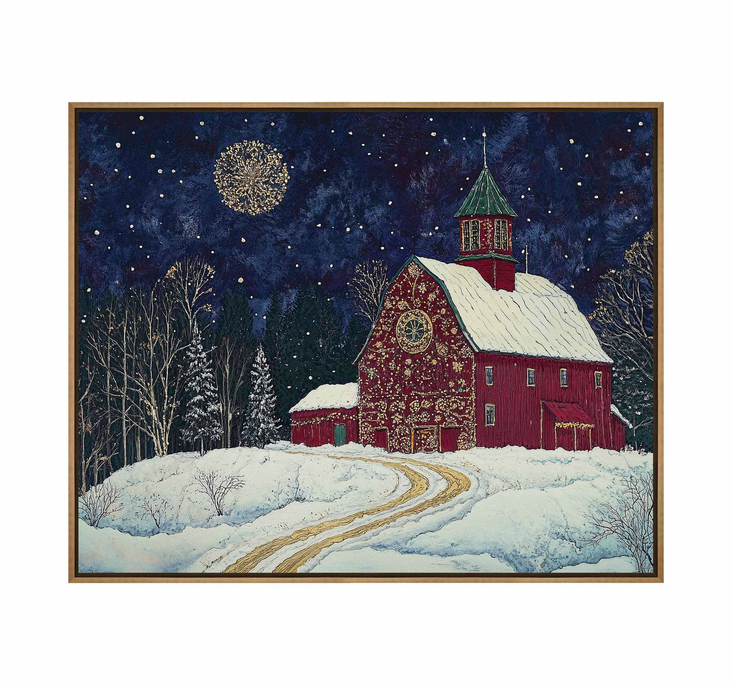 Christmas on the Homestead - Gallery Wrapped Canvas