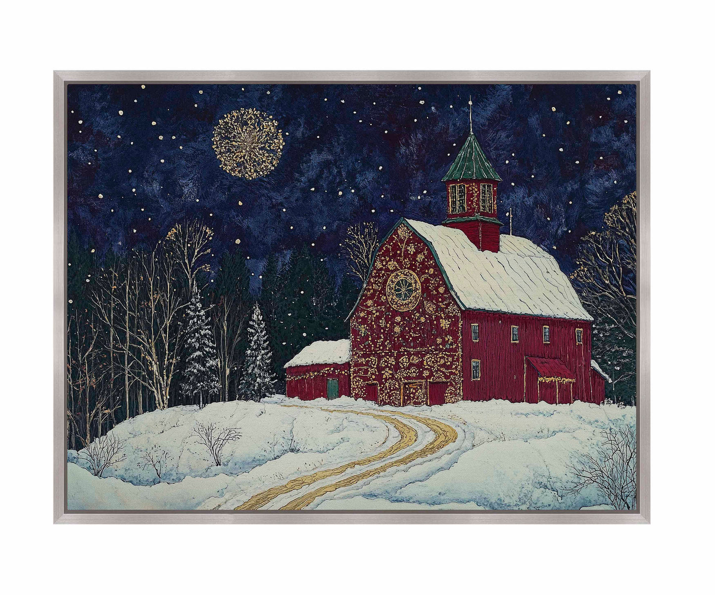 Christmas on the Homestead - Gallery Wrapped Canvas