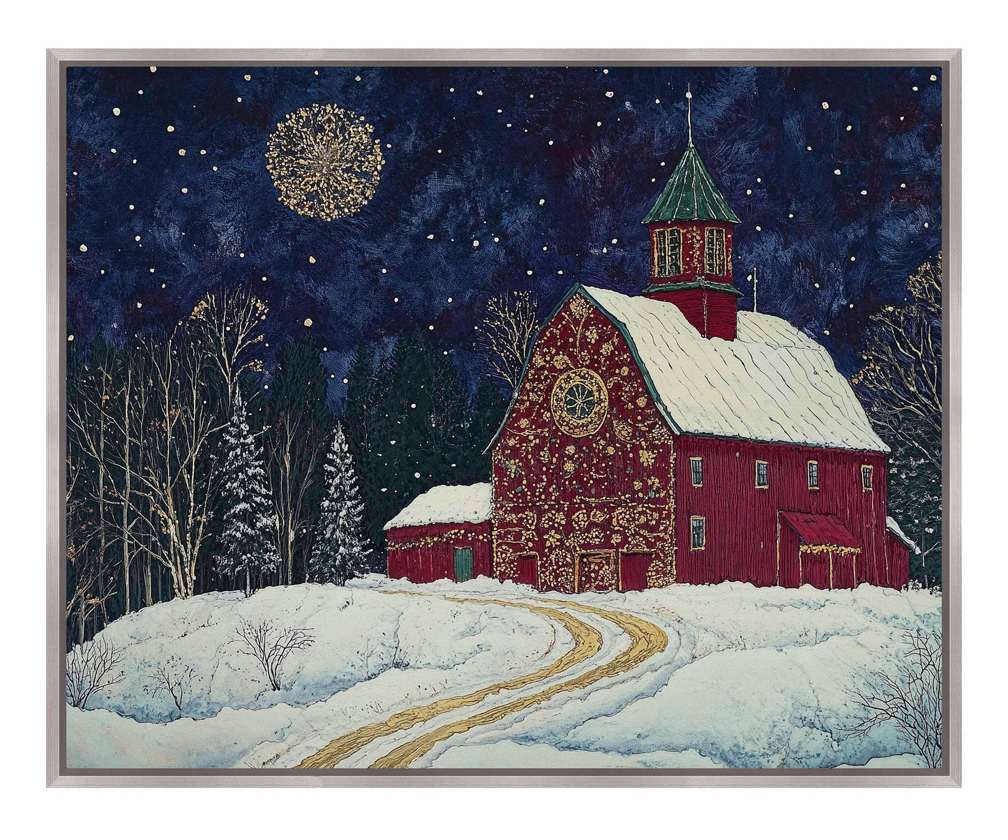 Christmas on the Homestead - Gallery Wrapped Canvas