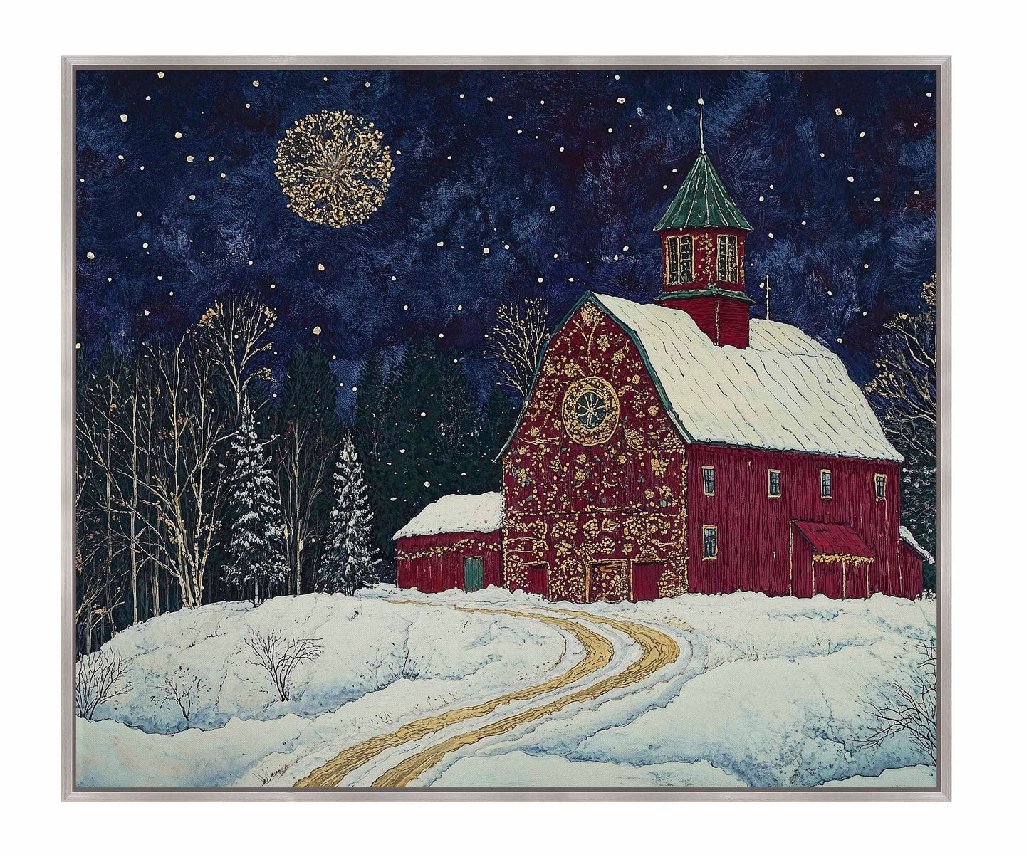 Christmas on the Homestead - Gallery Wrapped Canvas