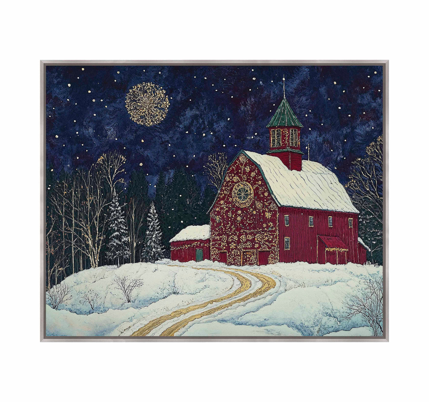 Christmas on the Homestead - Gallery Wrapped Canvas