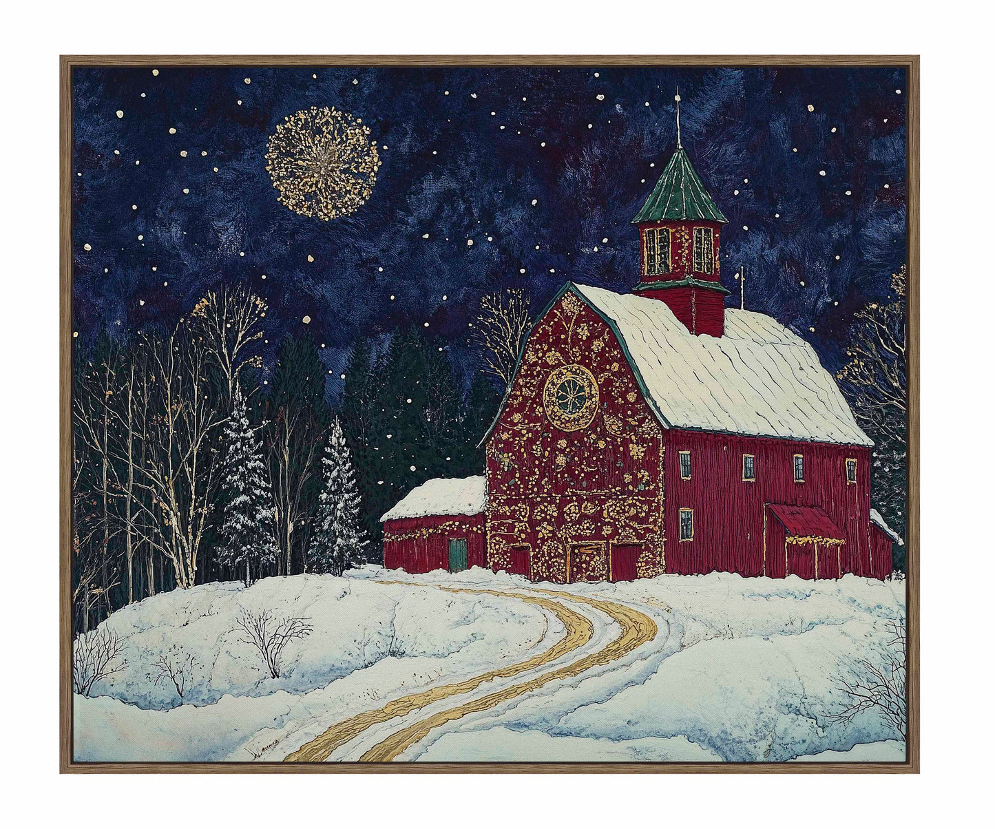 Christmas on the Homestead - Gallery Wrapped Canvas