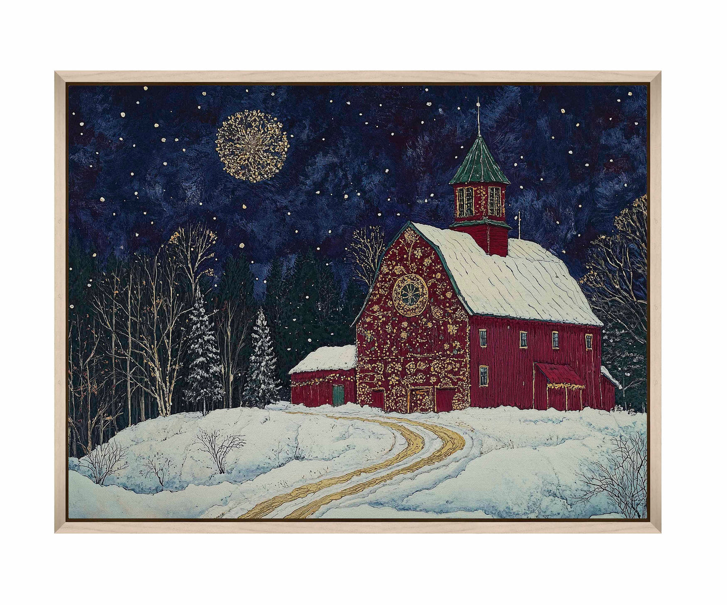 Christmas on the Homestead - Gallery Wrapped Canvas