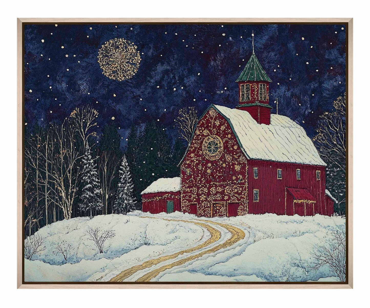 Christmas on the Homestead - Gallery Wrapped Canvas