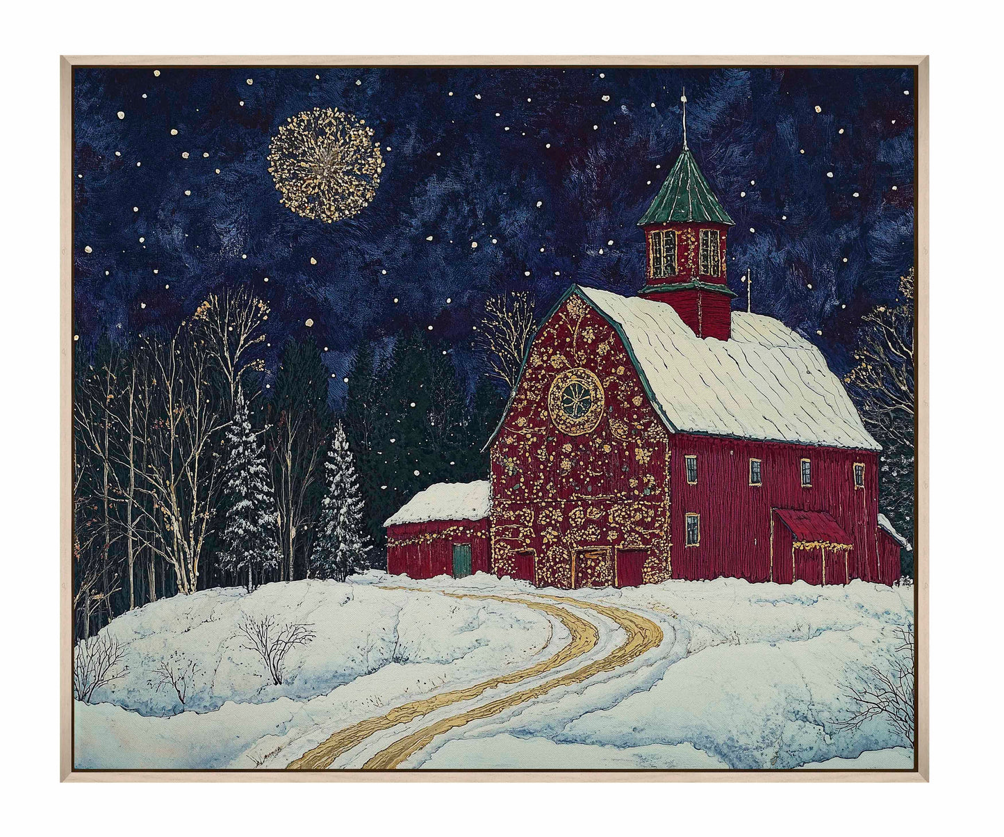 Christmas on the Homestead - Gallery Wrapped Canvas