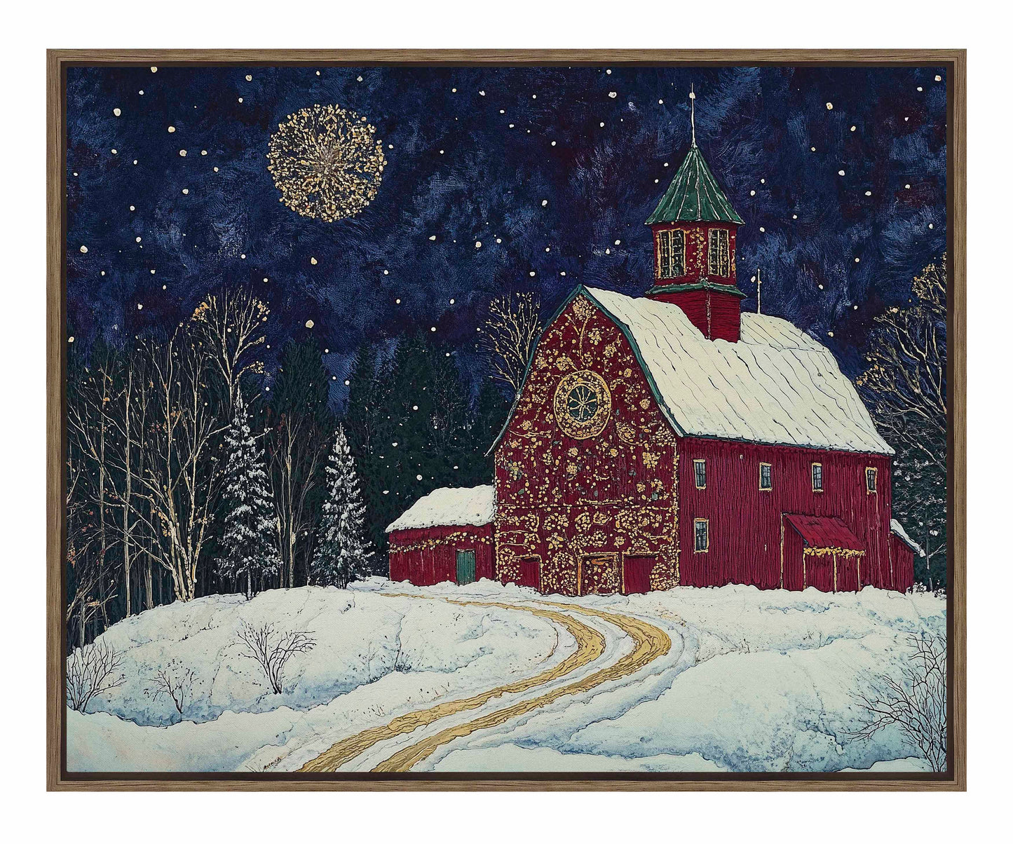 Christmas on the Homestead - Gallery Wrapped Canvas
