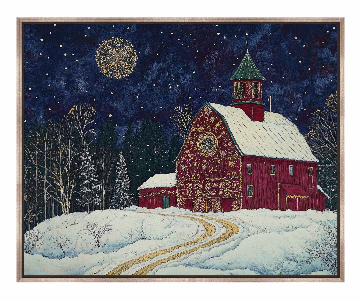 Christmas on the Homestead - Gallery Wrapped Canvas