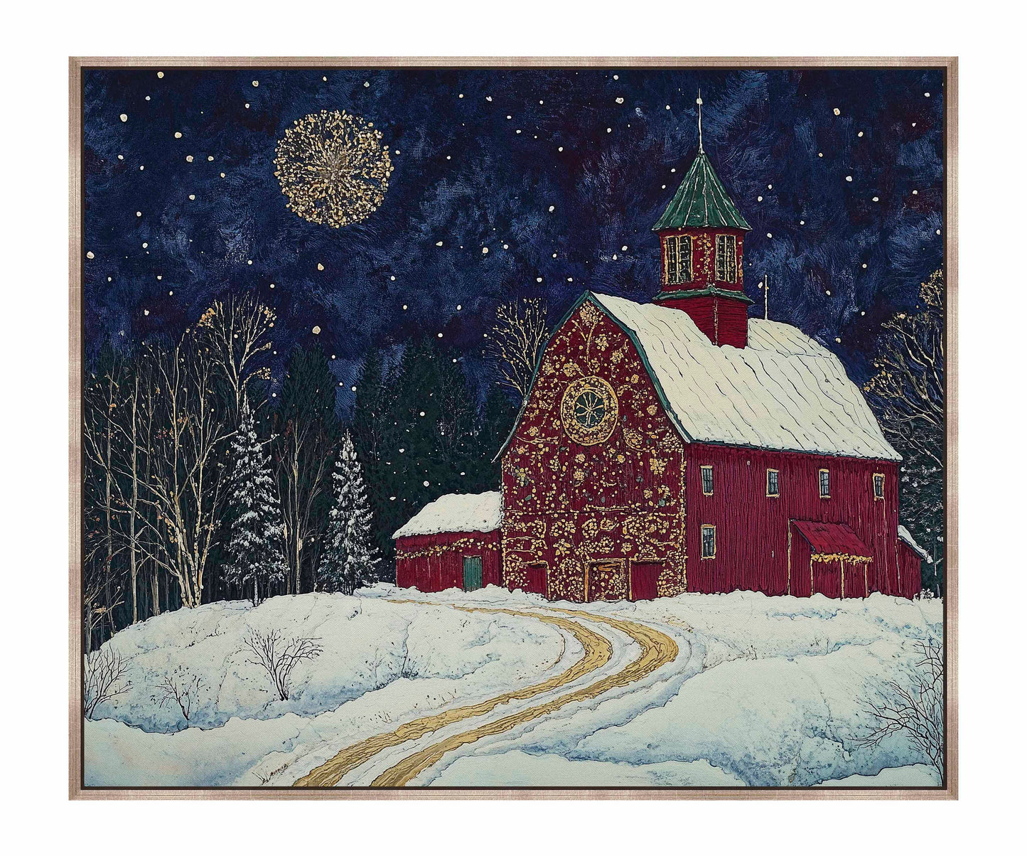 Christmas on the Homestead - Gallery Wrapped Canvas