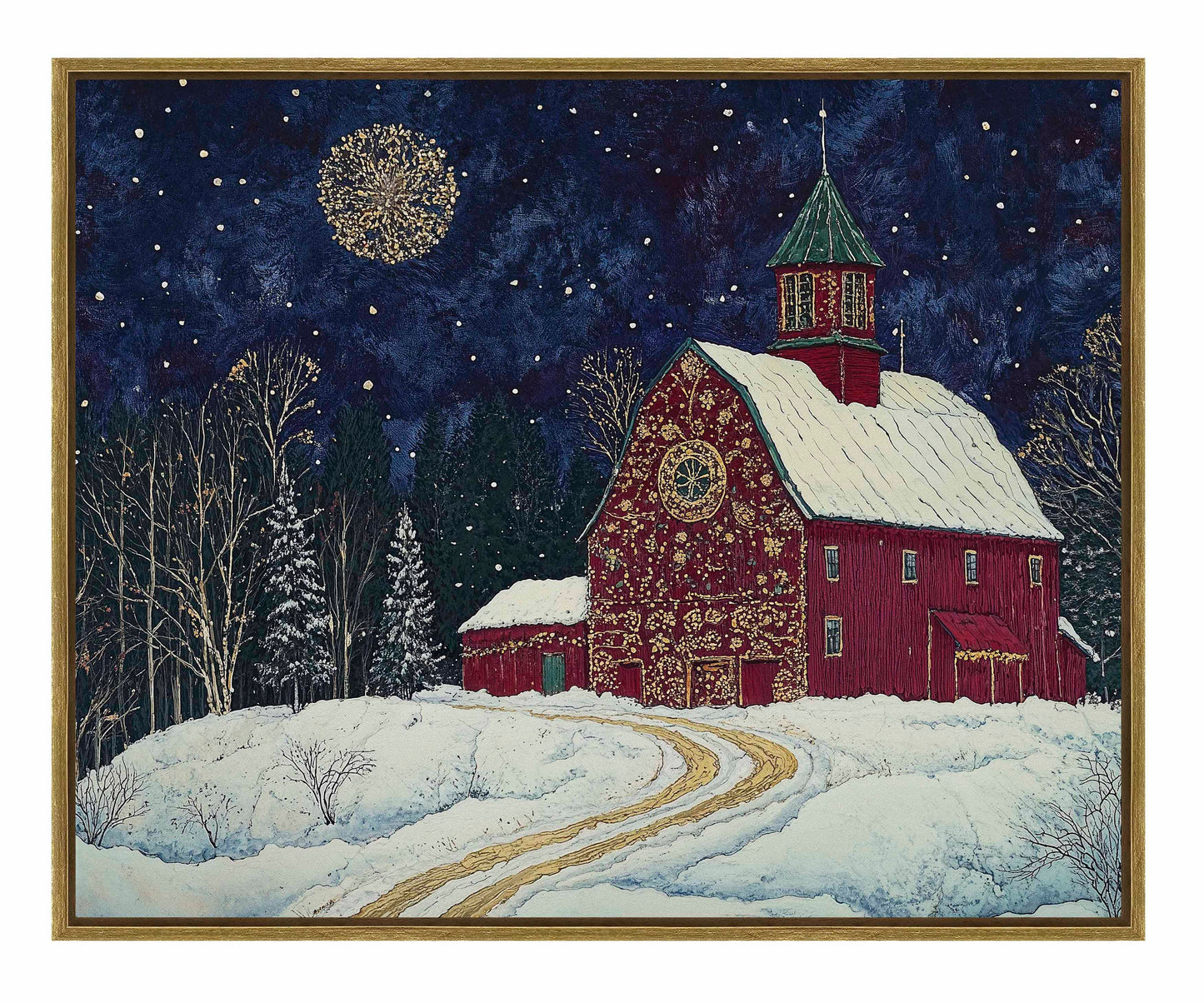 Christmas on the Homestead - Gallery Wrapped Canvas