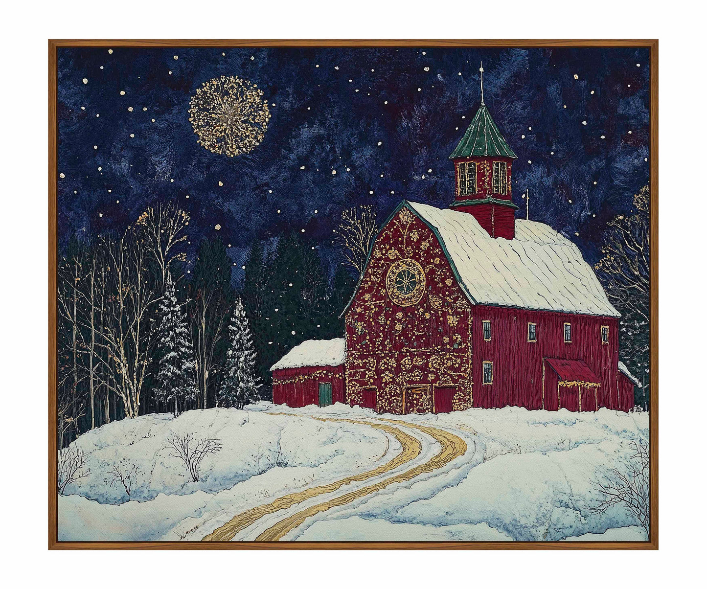 Christmas on the Homestead - Gallery Wrapped Canvas
