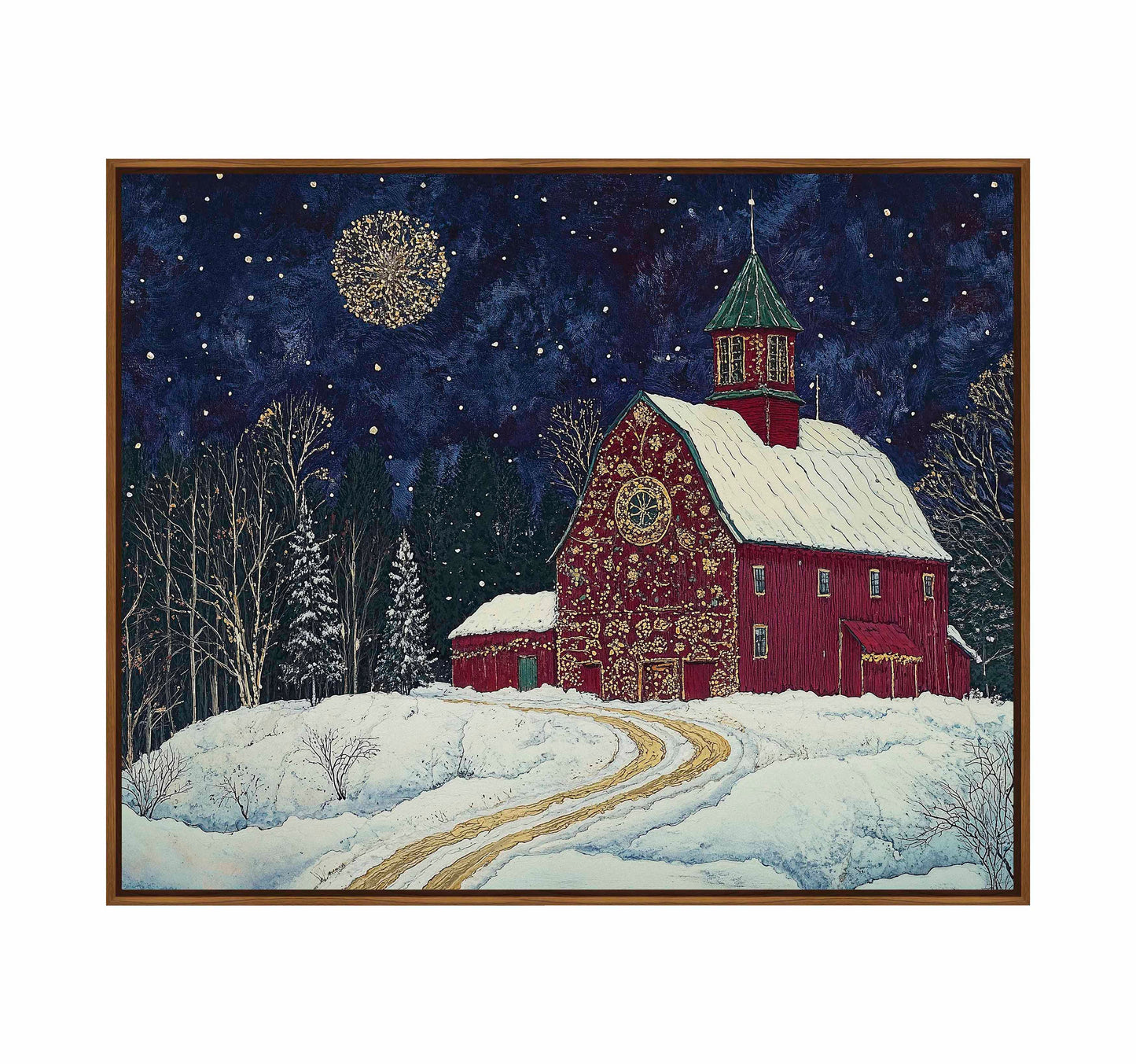 Christmas on the Homestead - Gallery Wrapped Canvas