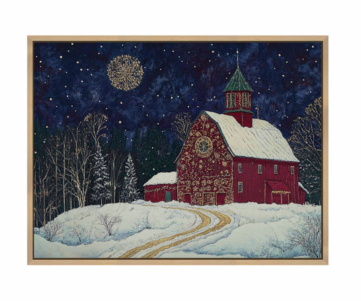 Christmas on the Homestead - Gallery Wrapped Canvas