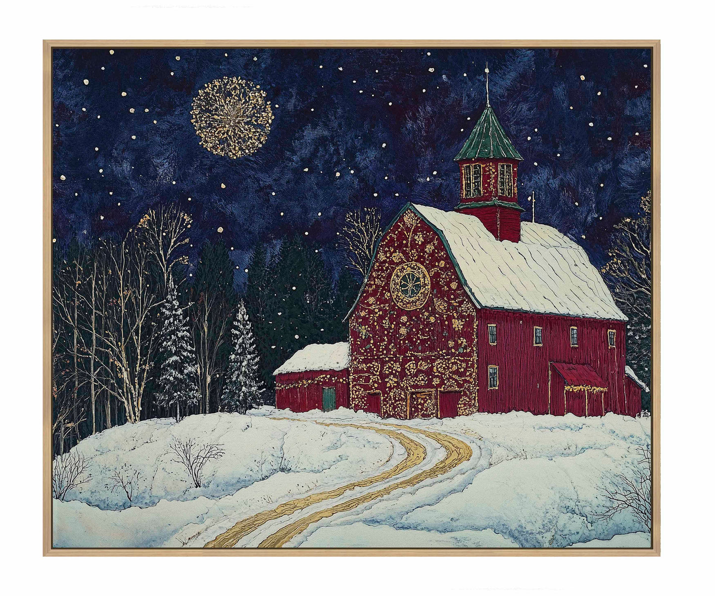 Christmas on the Homestead - Gallery Wrapped Canvas