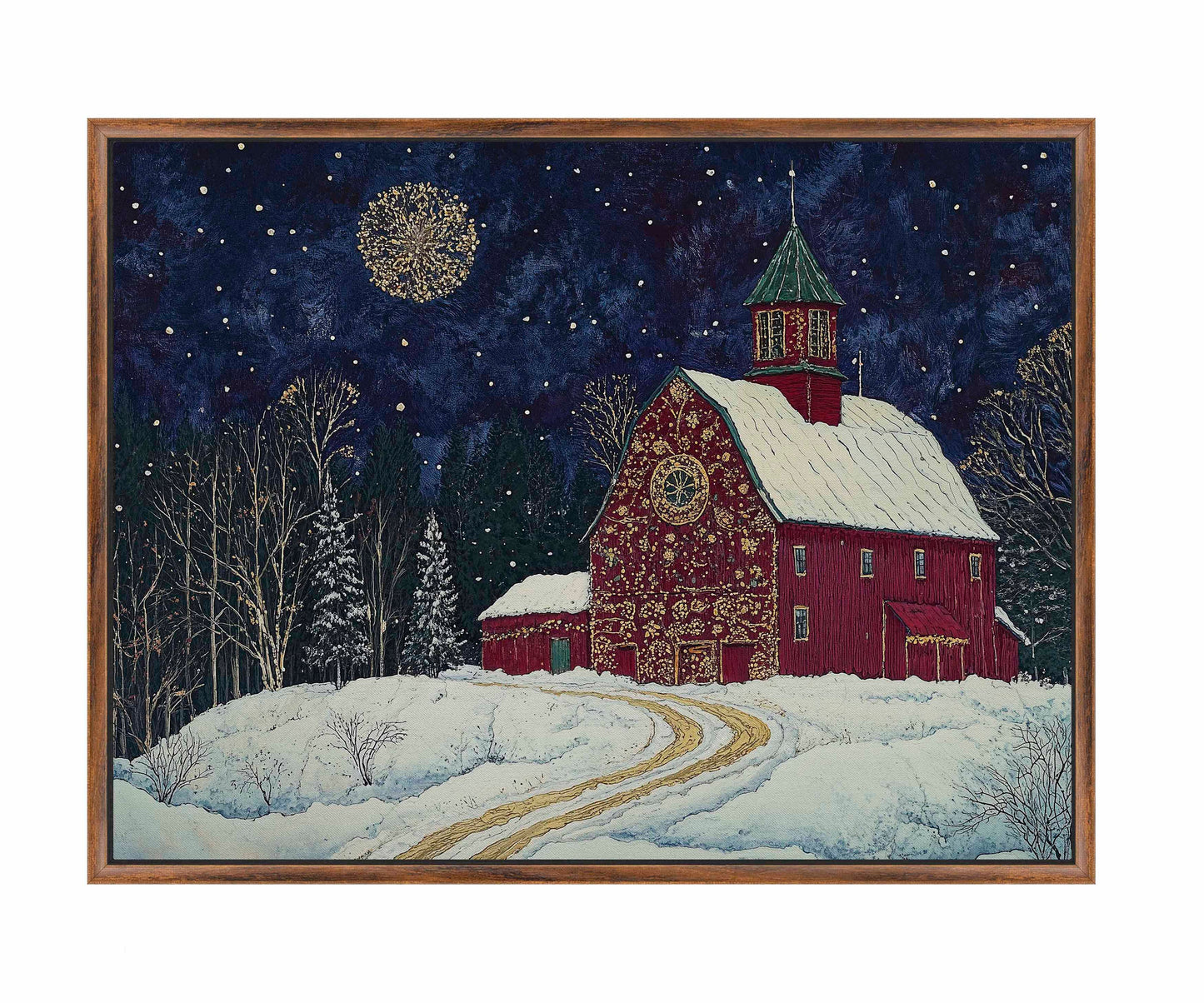 Christmas on the Homestead - Gallery Wrapped Canvas