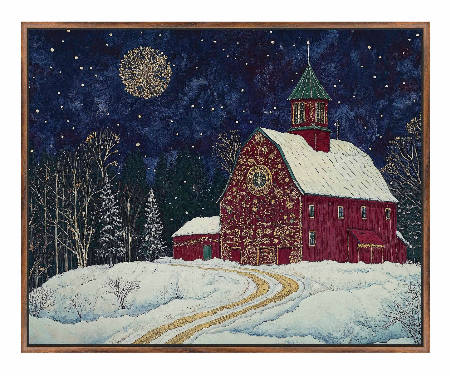 Christmas on the Homestead - Gallery Wrapped Canvas