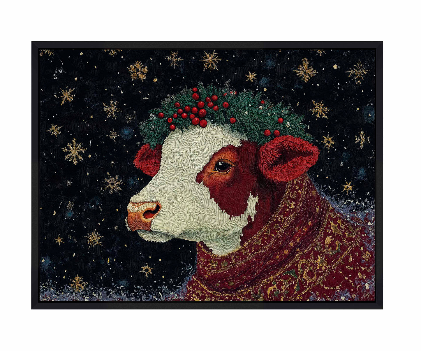 Cowbell Carol - Gallery Wrapped Canvas
