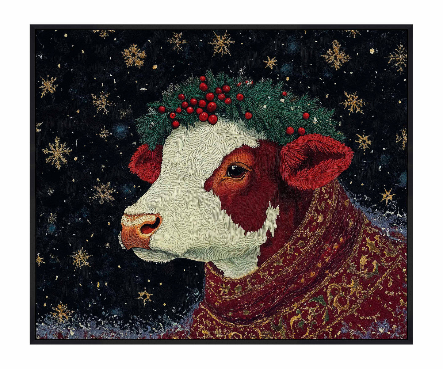 Cowbell Carol - Gallery Wrapped Canvas