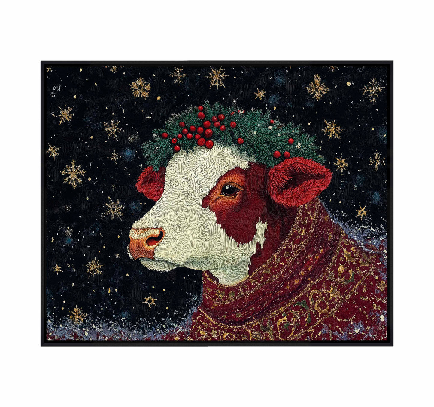 Cowbell Carol - Gallery Wrapped Canvas