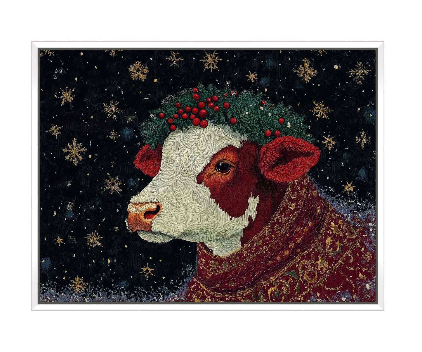Cowbell Carol - Gallery Wrapped Canvas