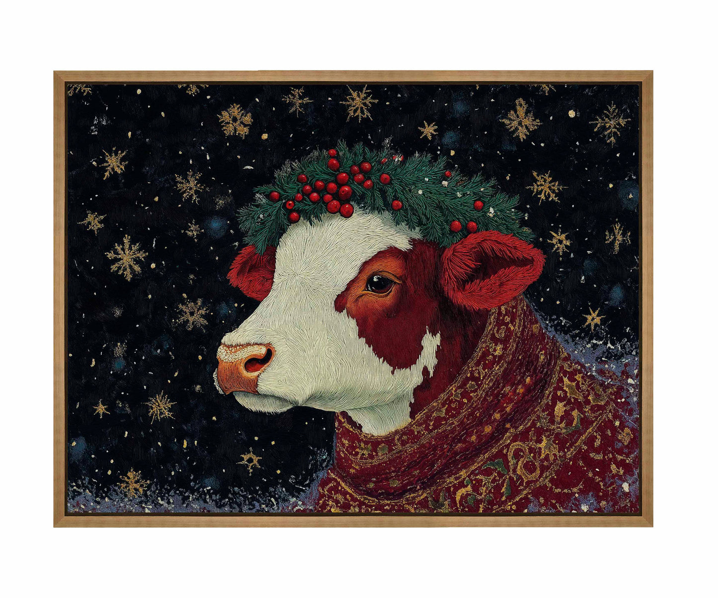Cowbell Carol - Gallery Wrapped Canvas