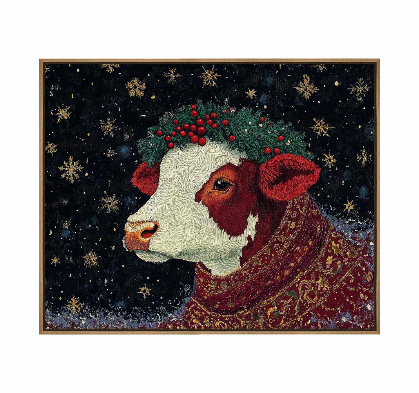 Cowbell Carol - Gallery Wrapped Canvas