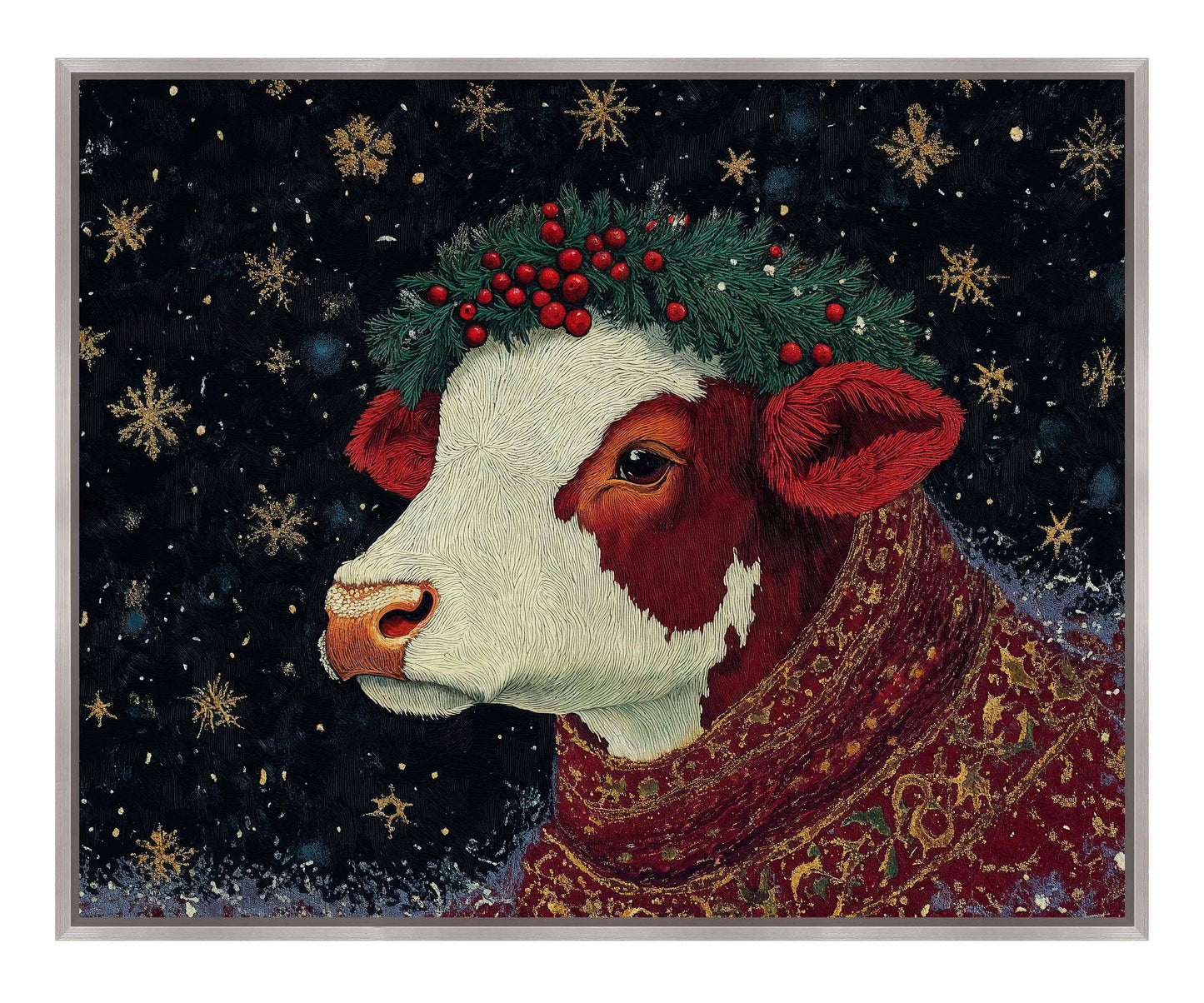 Cowbell Carol - Gallery Wrapped Canvas