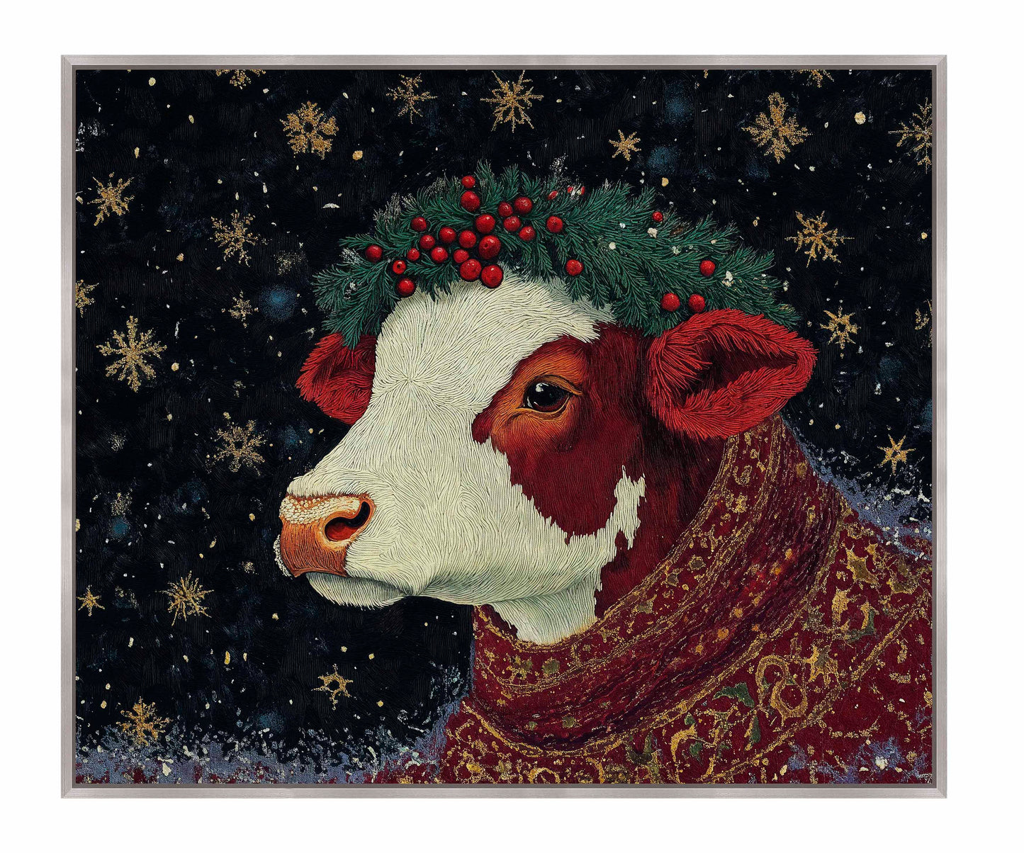 Cowbell Carol - Gallery Wrapped Canvas
