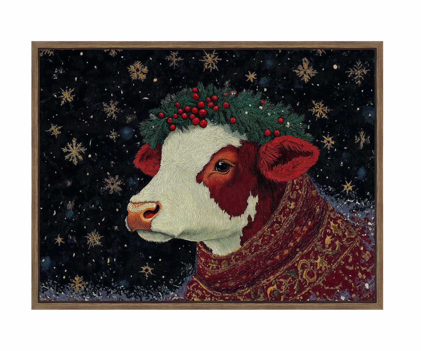 Cowbell Carol - Gallery Wrapped Canvas