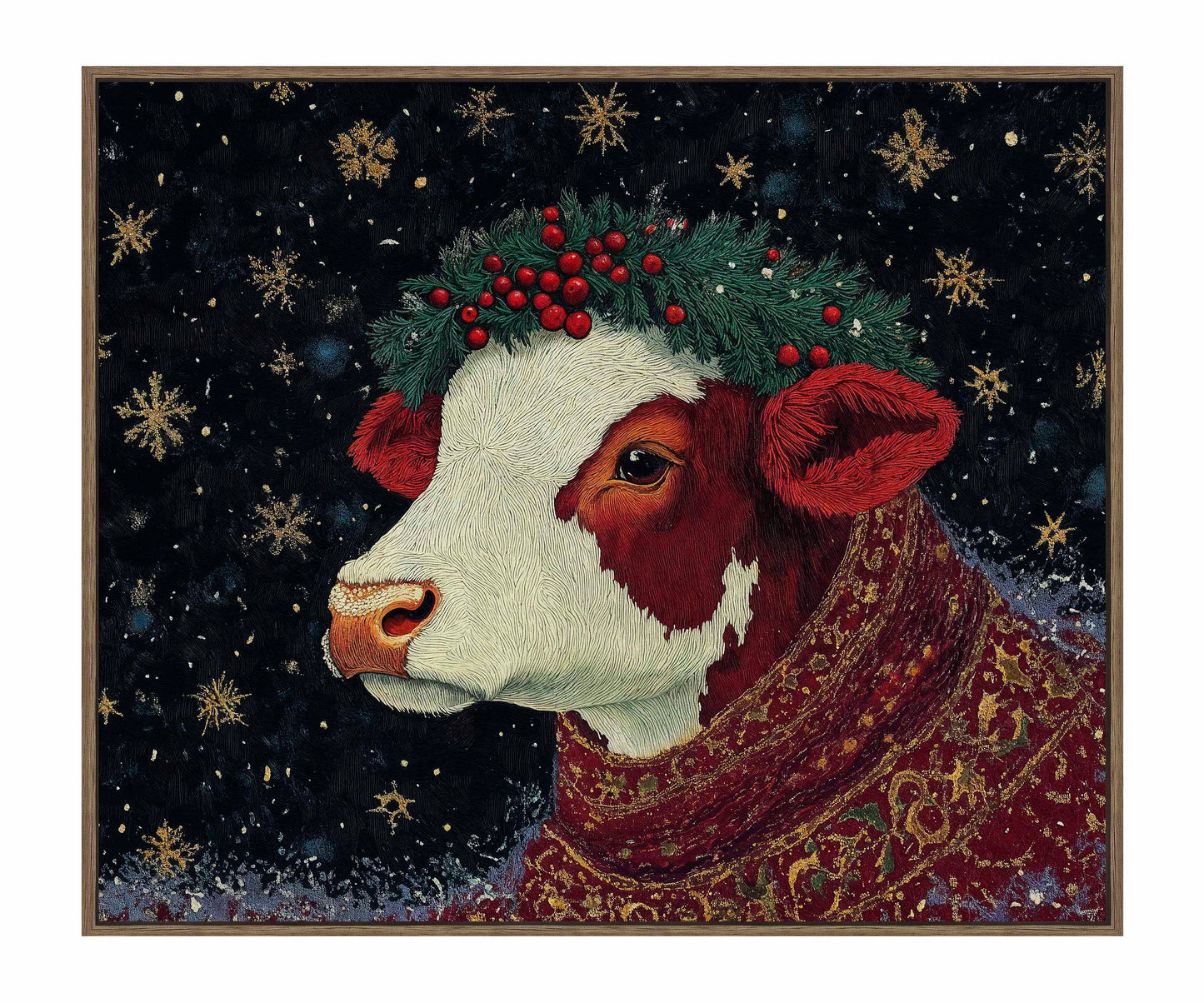 Cowbell Carol - Gallery Wrapped Canvas