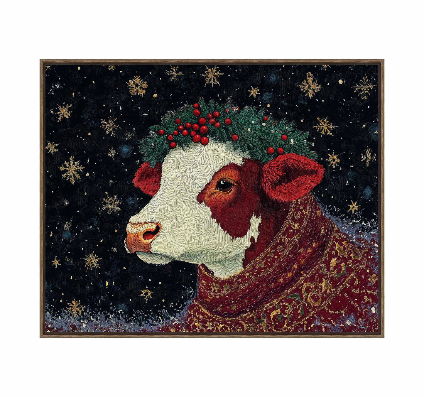 Cowbell Carol - Gallery Wrapped Canvas