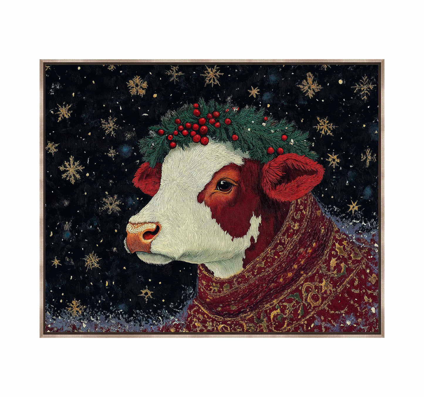 Cowbell Carol - Gallery Wrapped Canvas