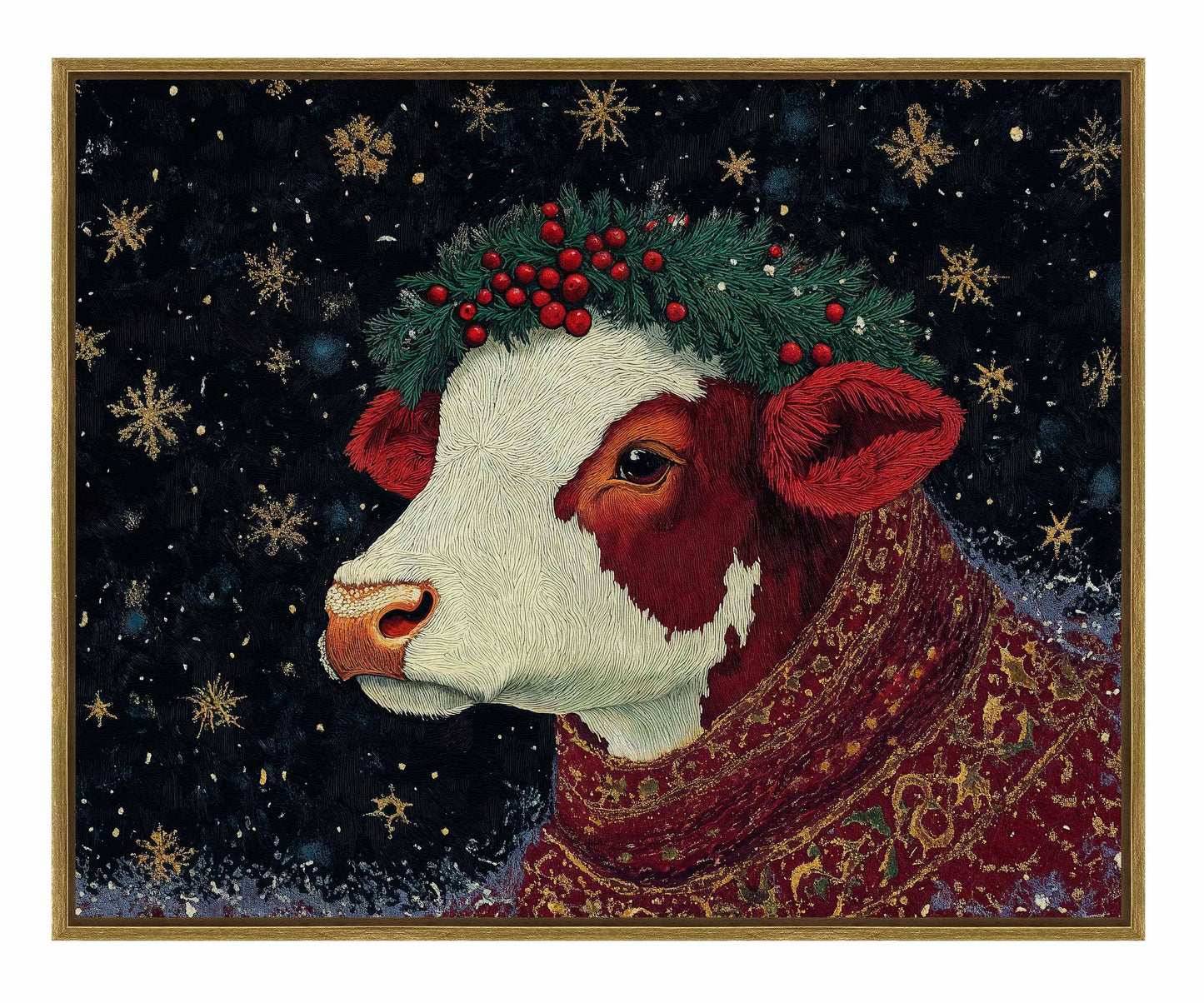 Cowbell Carol - Gallery Wrapped Canvas