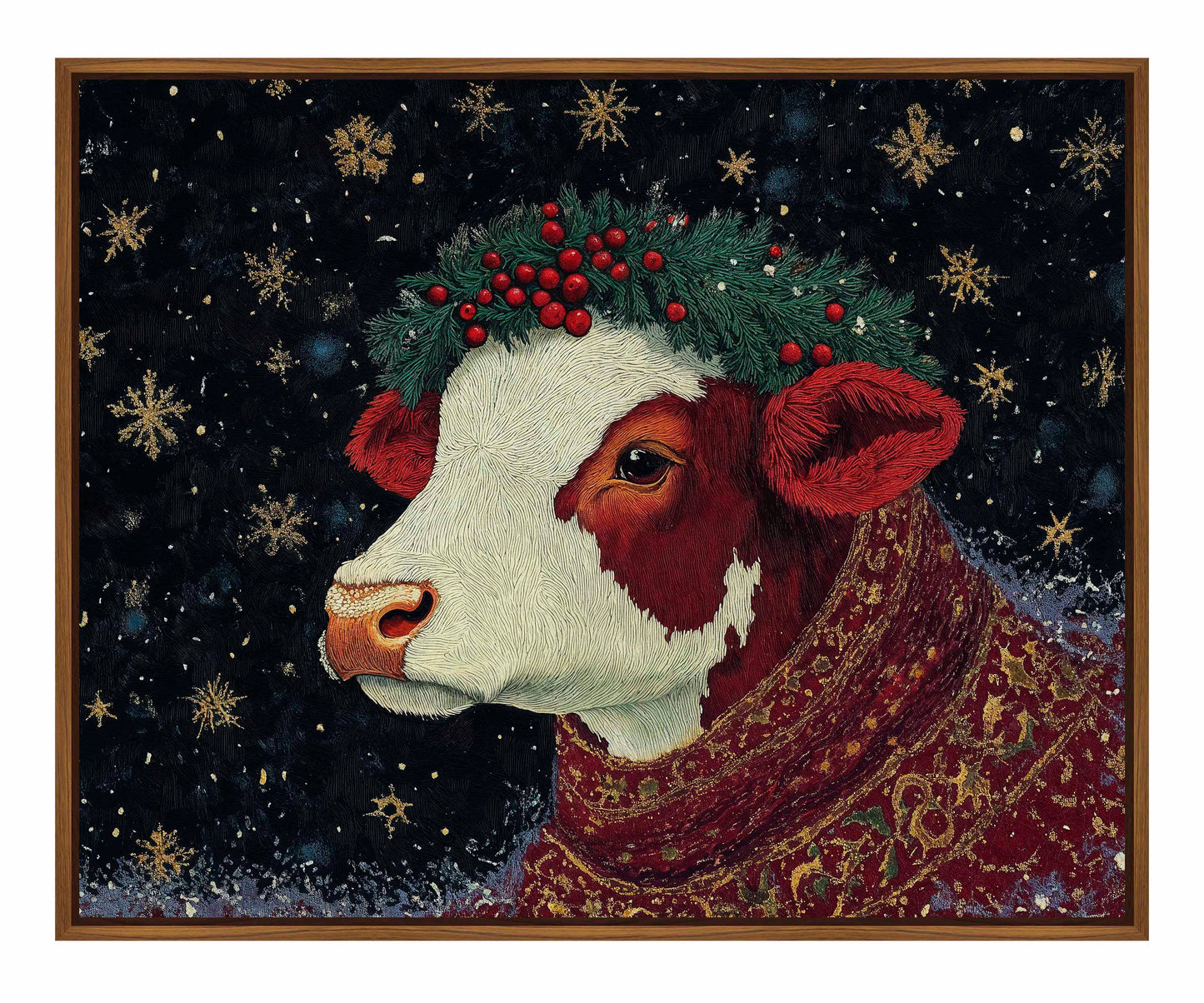 Cowbell Carol - Gallery Wrapped Canvas