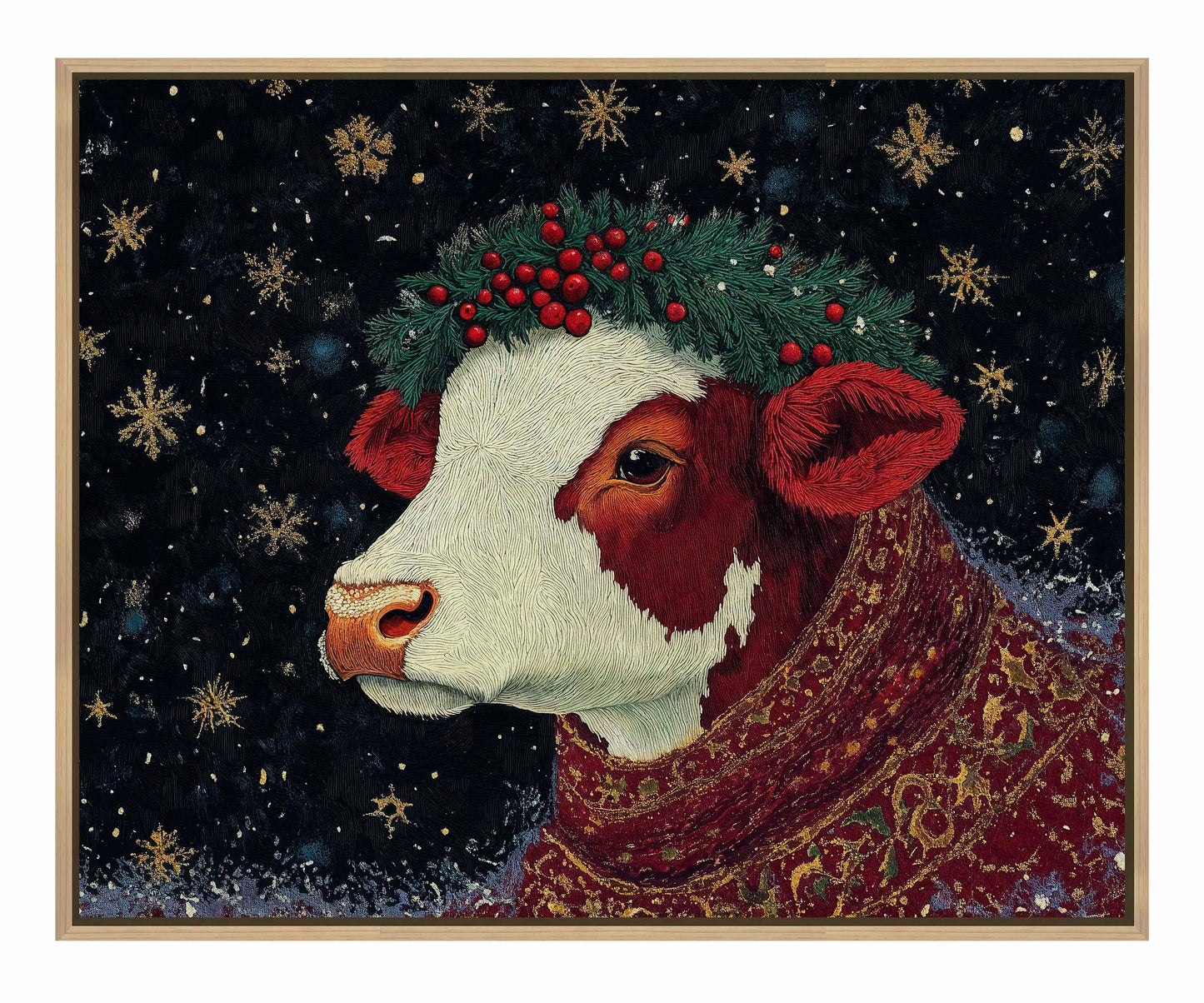 Cowbell Carol - Gallery Wrapped Canvas